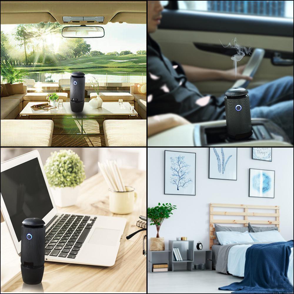 Purificador de Aire Portátil para Coche — Frescura y Bienestar en el Trayecto 