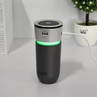 Draagbare Luchtzuiveraar Ionisator Voor Auto Met USB-kabel — Verwijdert Geuren En Verontreinigingen 