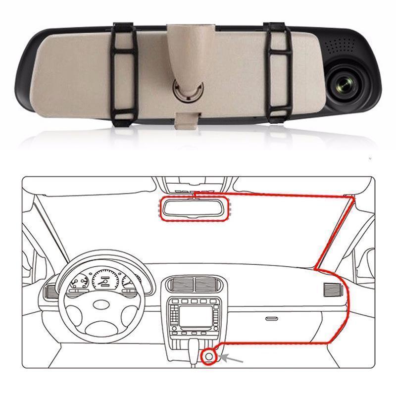 كاميرا أمامية مزدوجة العدسة - مراقبة مستمرة وزاوية عريضة