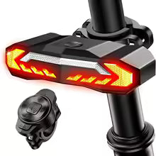 Multifunction Bike Tail Light - Turn Signal, Brake & Alarm