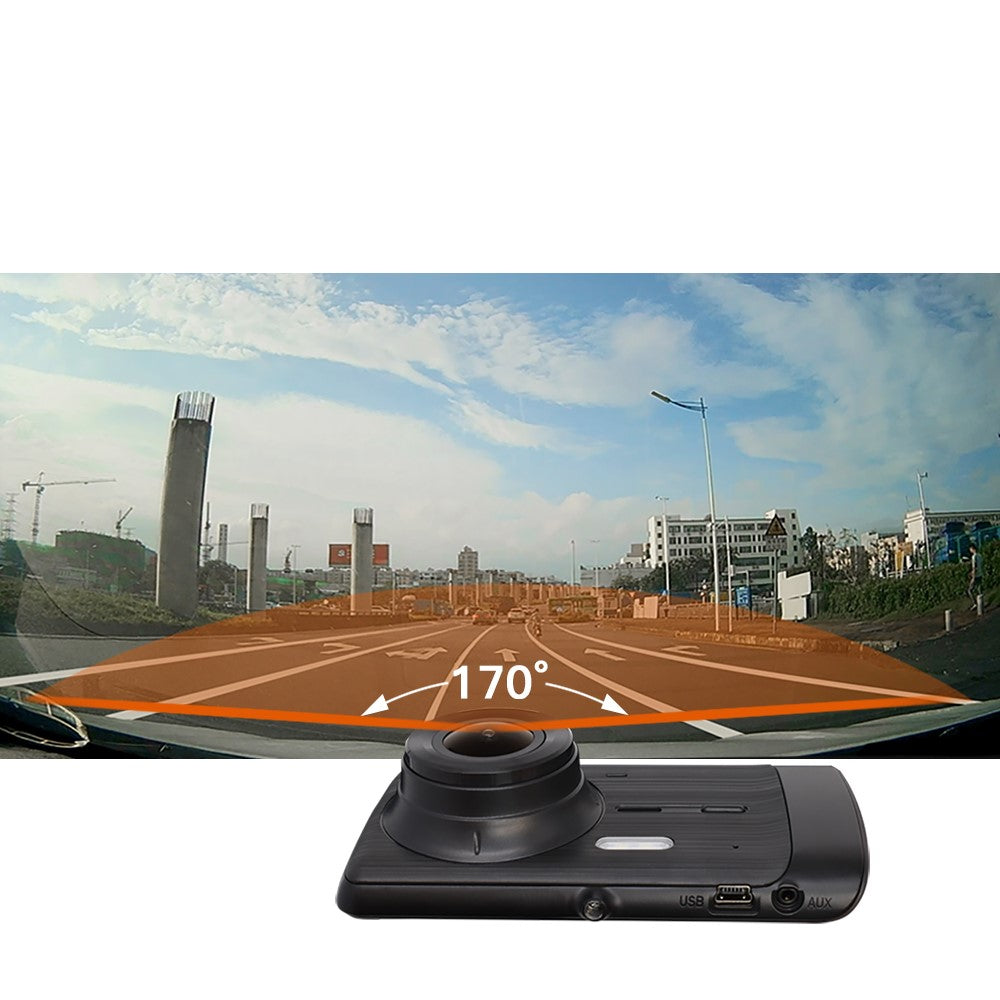 Dashboardkamera — Kontinuerlig HD-inspelning 